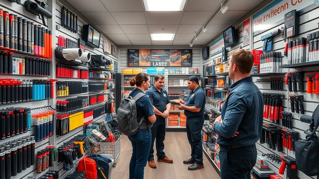 מה אפשר למצוא בחנות להגנה עצמית